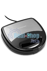 Сэндвичница Starwind SSW2346 750Вт черный/серебристый