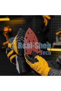 Треугольник абразивный Denzel на ворc. подложке под 