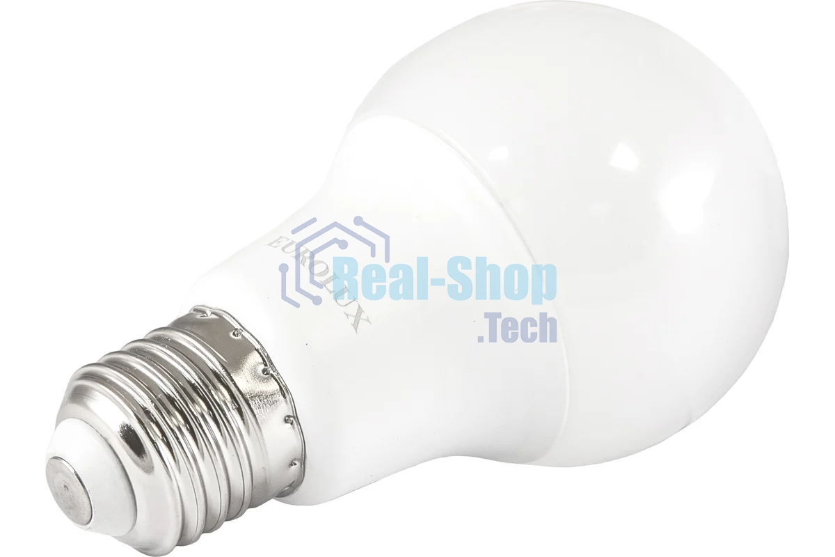 Лампа светодиодная EUROLUX LL-E-A60-15W-230-6K-E27 груша