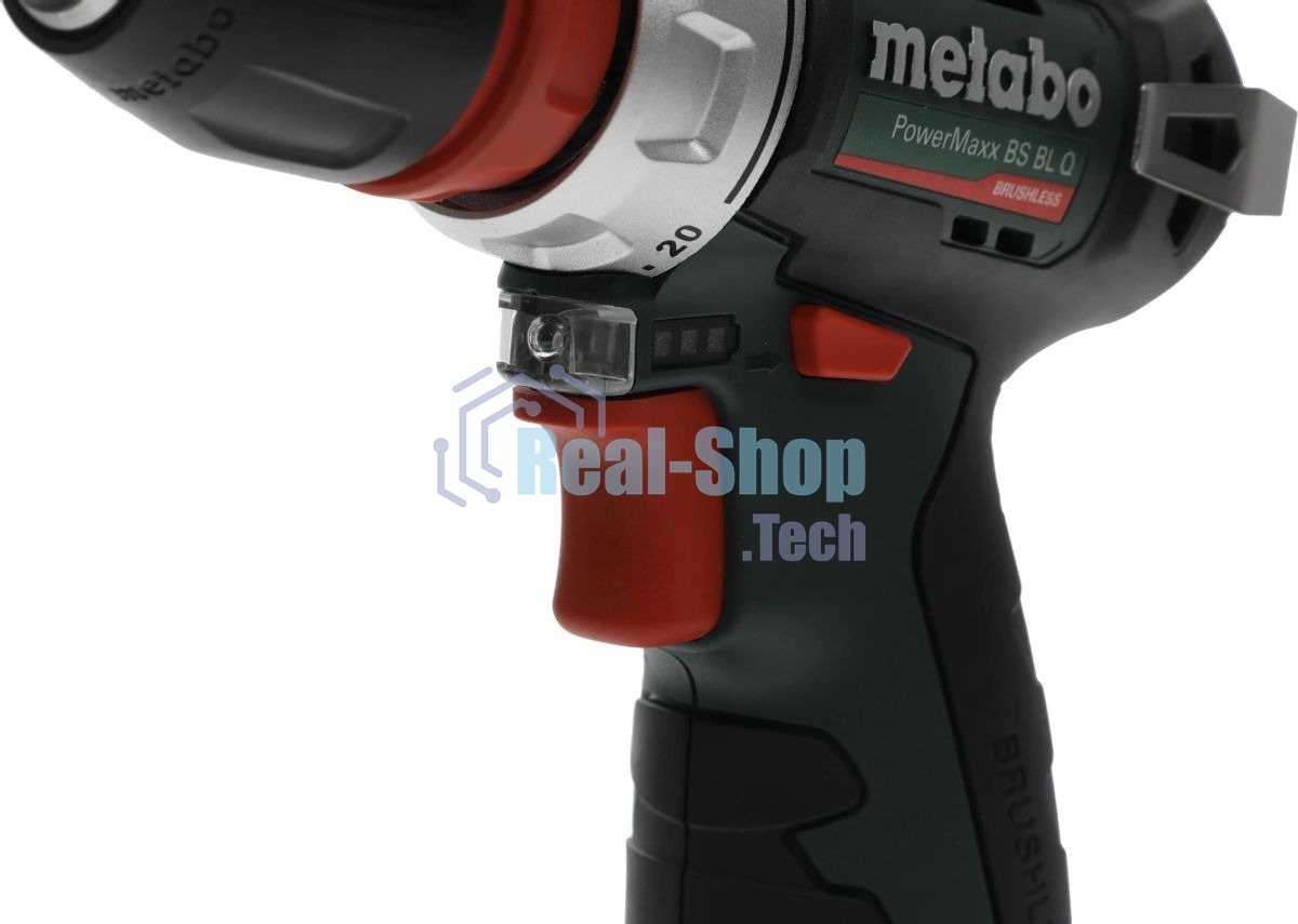 Дрель-шуруповерт Metabo Power Maxx BS BL, 12 В, 2 Ач, 34Нм, щеточный