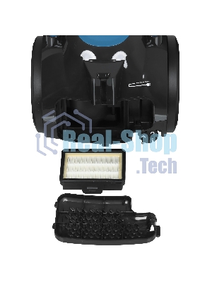 Пылесос Bosch BGS05A220 синий/серый, 700 Вт, уборка сухая, пылесборник контейнер 1.5 л