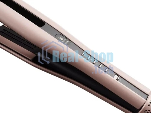 Фен-выпрямитель для волос Haier HHS-605 розовый, 210 °C, 4 режима
