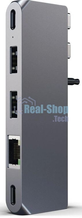Док-станция Satechi ST-UCPHMIM, USB Type-C, USB 3.0/USB Type-C/RJ-45/Mini jack, USB