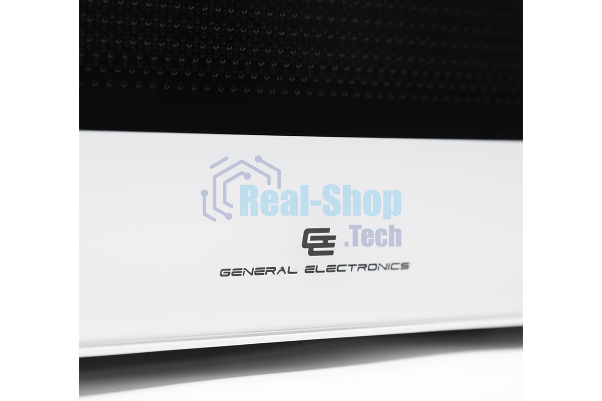 Микроволновая печь General Electronics GE MS120W белая, 20 л, 700 Вт, переключатели — поворотный механизм