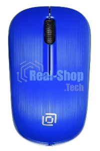 Мышь беспроводная Oklick 525MW голубой, 1000 dpi, радиоканал, USB, кнопки - 3