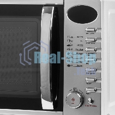 Микроволновая печь Vekta TS720ATS серебристый/черный, 20 л, 700 Вт, переключатели - кнопки, поворотный механизм