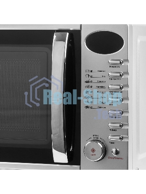 Микроволновая печь Vekta TS720ATS серебристый/черный, 20 л, 700 Вт, переключатели - кнопки, поворотный механизм