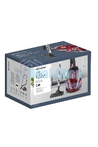 Пылесос Eurostek EVC-4514 красный, 500/2800 Вт, уборка сухая, пылесборник контейнер 3 л