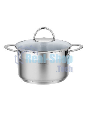 Кастрюля Maunfeld GERDA MCS25S07 из нержавеющей стали со стеклянной крышкой, 18 см, 2,5 л.