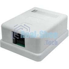 Розетка компьютерная Suprlan 10-0307-1, наклад. RJ45 1 кат.5E UTP