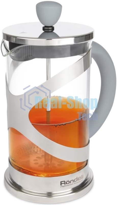 Френч-пресс0,6 л Rondell 838-RDS Crystal Grey