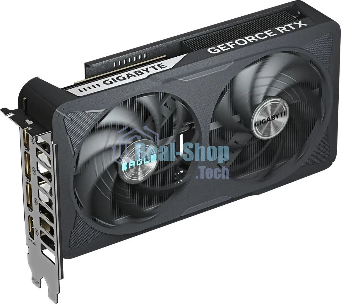 Видеокарта Gigabyte PCI-E 5.0 GV-N5060EAGLE OC-8GD 1.0 NVIDIA GeForce RTX 5060 8Gb 128bit GDDR7 2550/28000 HDMIx1 DPx3 HDCP Ret
