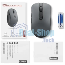 Мышь беспроводная Lenovo WL310 Bluetooth Silent черный оптическая 1600dpi беспров. (GY51Q65621)