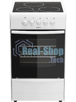 Плита электрическая Darina 1B EC 331 606 W белый/черный, конфорок 3 шт, духовка 50 л, 50 см x 85 см x 56 см