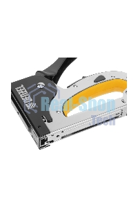 Степлер мебельный Denzel, стальной корпус, быстрая загрузка, регул. силы удара, тип 53, 4-14 мм