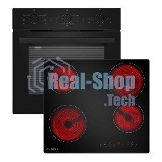 Встраиваемый комплект Maunfeld Basel черный/черный