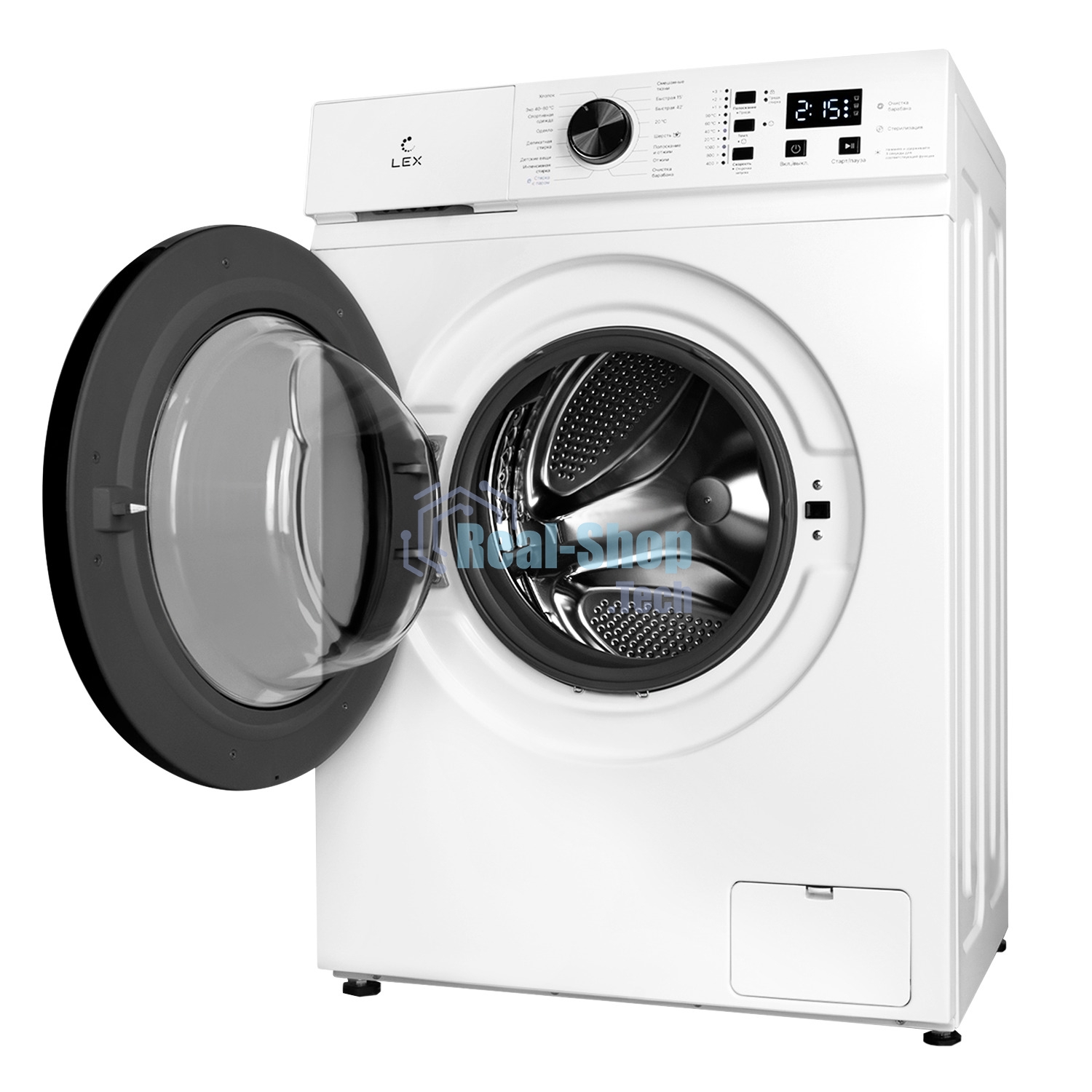 Стиральная машина LEX LWM06010BLIDsmall черно-белый, фронтальная загрузка, 6кг, 1000 об/мин, класс: А+++