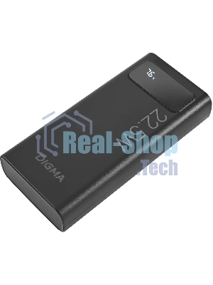 Портативный аккумулятор Digma DGPF20A 20000mAh QC3.0/PD3.0 22.5W 3A 2xUSB-A/USB-C черный