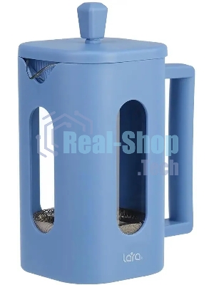 Френч-пресс LARA LR06-57-600 0,6 л, жаропрочное боросиликатное стекло