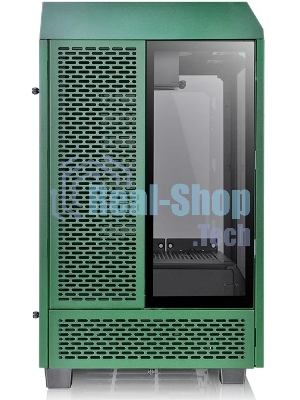 Компьютерный корпус Thermaltake The Tower 100 Racing Green без БП miniITX 1x120мм 3x140мм 2xUSB 3.0 audio bott PSU