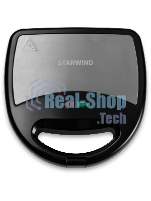 Сэндвичница Starwind SSW2346 750Вт черный/серебристый