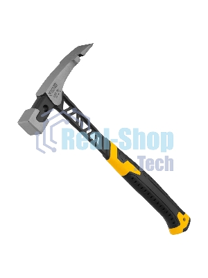 Молоток каменщика Denzel 680 г, цельнокованый, двухкомпонентная обрезиненная рукоятка