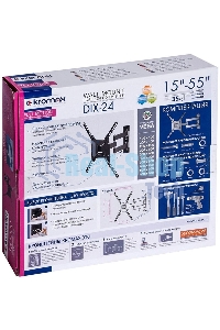 Кронштейн для телевизора Kromax DIX-24 черный 15