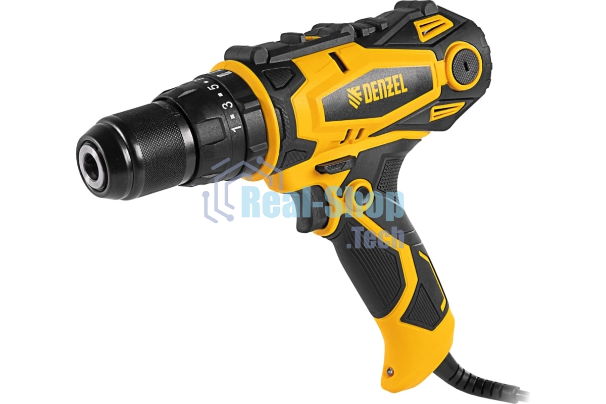 Дрель-шуруповерт сетевая Denzel ISD-300-13, 330Вт, Ударная