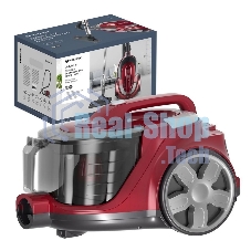 Пылесос Eurostek EVC-4514 красный, 500/2800 Вт, уборка сухая, пылесборник контейнер 3 л