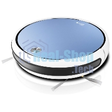 Робот-пылесос Vitek VT-1805 (MC) голубой/белый, 2500 мА·ч Li-Ion, уборка влажная/сухая, пылесборник контейнер 0.5 л