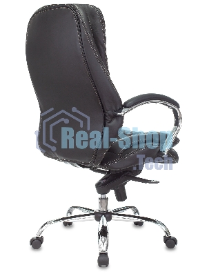 Кресло Бюрократ T-9950/BLACK-PU черный, экокожа