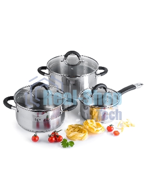 Набор посуды TalleR TR-17190 Телфорд 6 пр. Подходит для всех типов плит (включая индукционную).