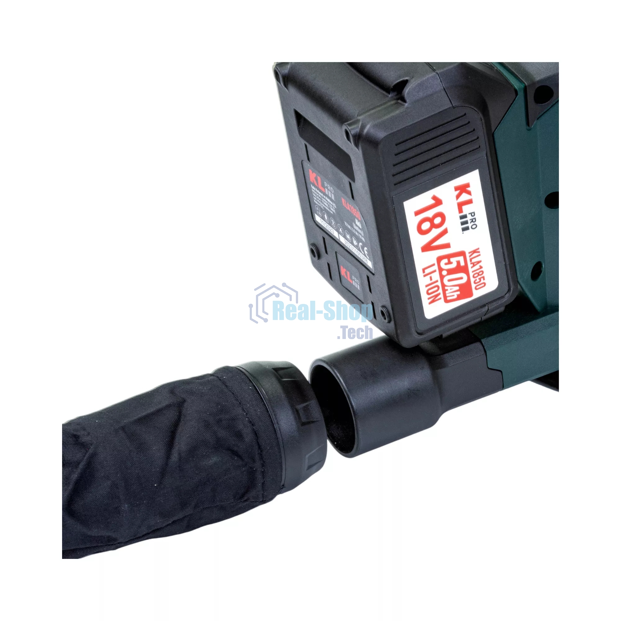 Эксцентриковая шлифовальная машина аккумуляторная KLPRO KLEZ18-50 (18В, Li-ion-2шт, 5.0А·ч, ЗУ 4,5А)