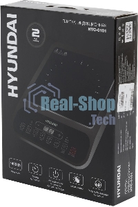 Плита настольная электрическая Hyundai HYC-0101 черный эмаль (настольная)