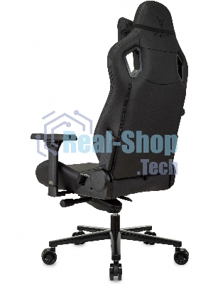 Кресло Knight Craft черный, экокожа, 120 кг, механизм качания