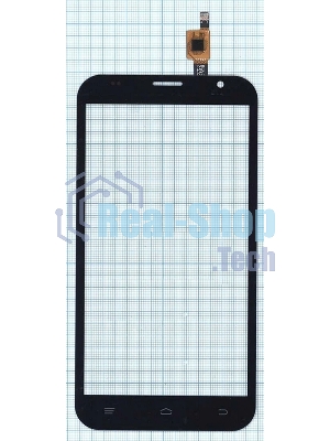 Сенсорное стекло (тачскрин) для Fly FS551 Nimbus 4, черное