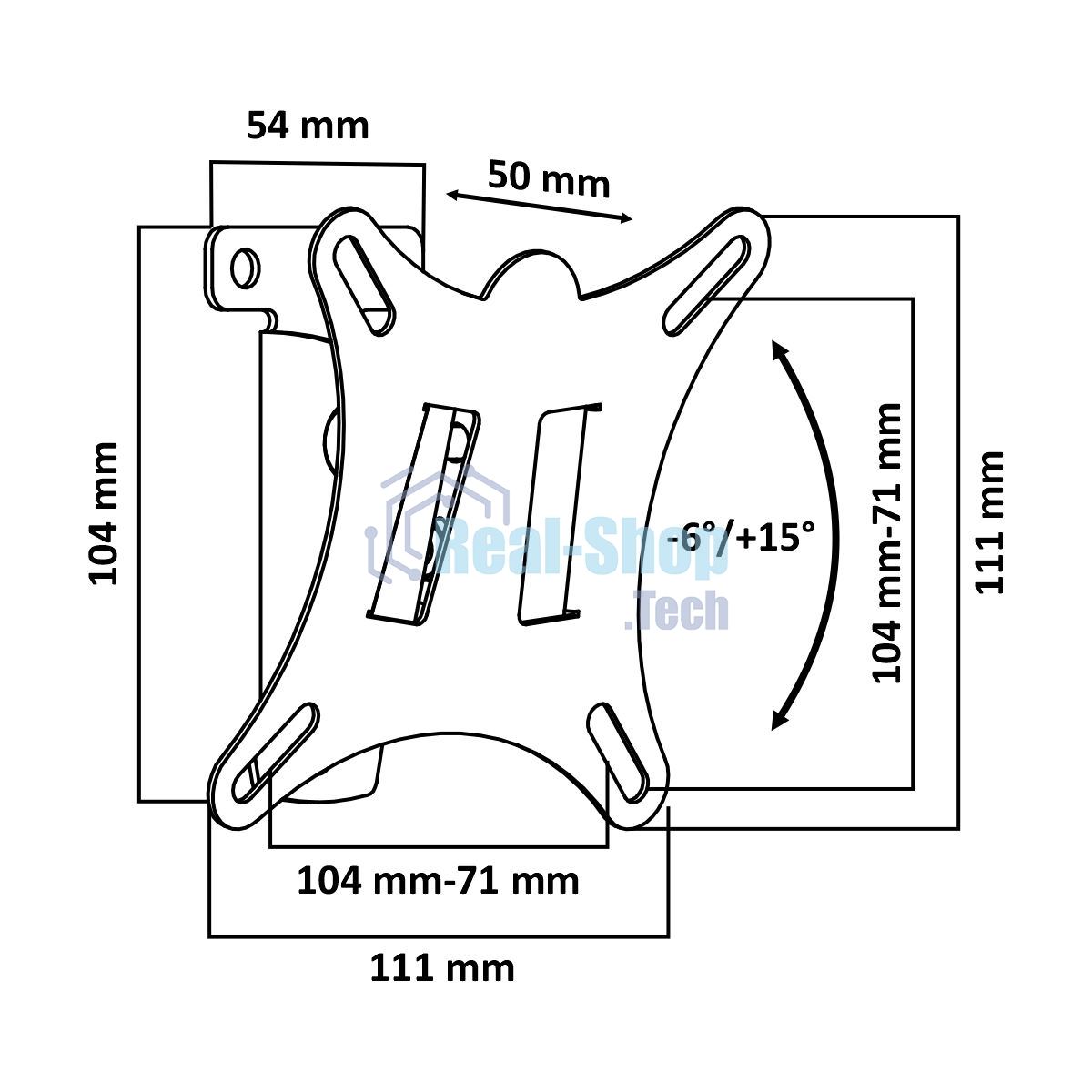 Кронштейн LE'STER LST-101.02 ТВ 10