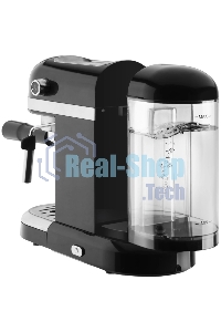 Кофеварка рожковая Ufesa PALERMO BLACK черный, исп. кофе - молотый, 1.5 л, 1350 Вт, 20 бар