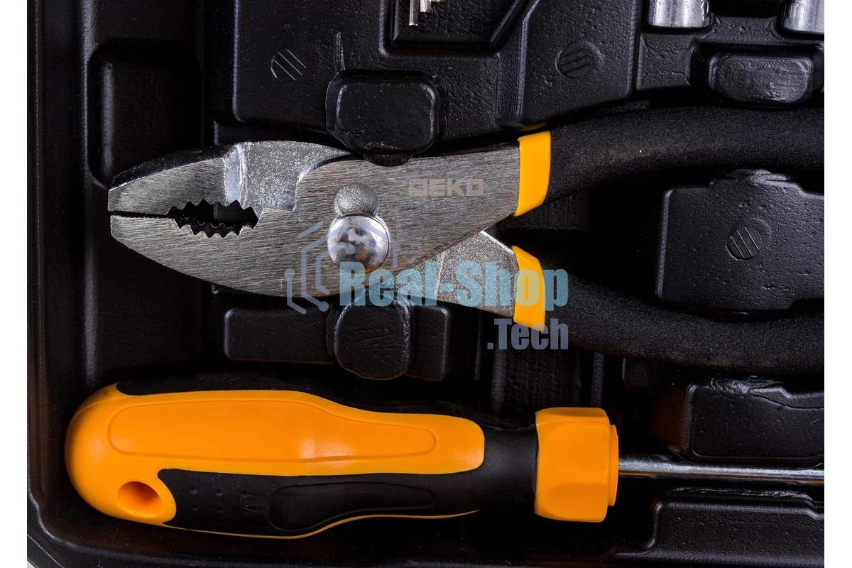 Набор инструментов Deko PRO DKMT62 62 предметов (жесткий кейс)