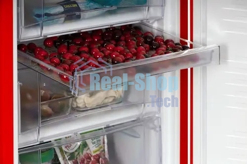 Холодильник Nordfrost NRB 152 R красный двухкамерный 205/115 л морозилка снизу, капельная система