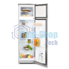 Холодильник Бирюса M424 металлик двухкамерный 170/35л морозилка сверху