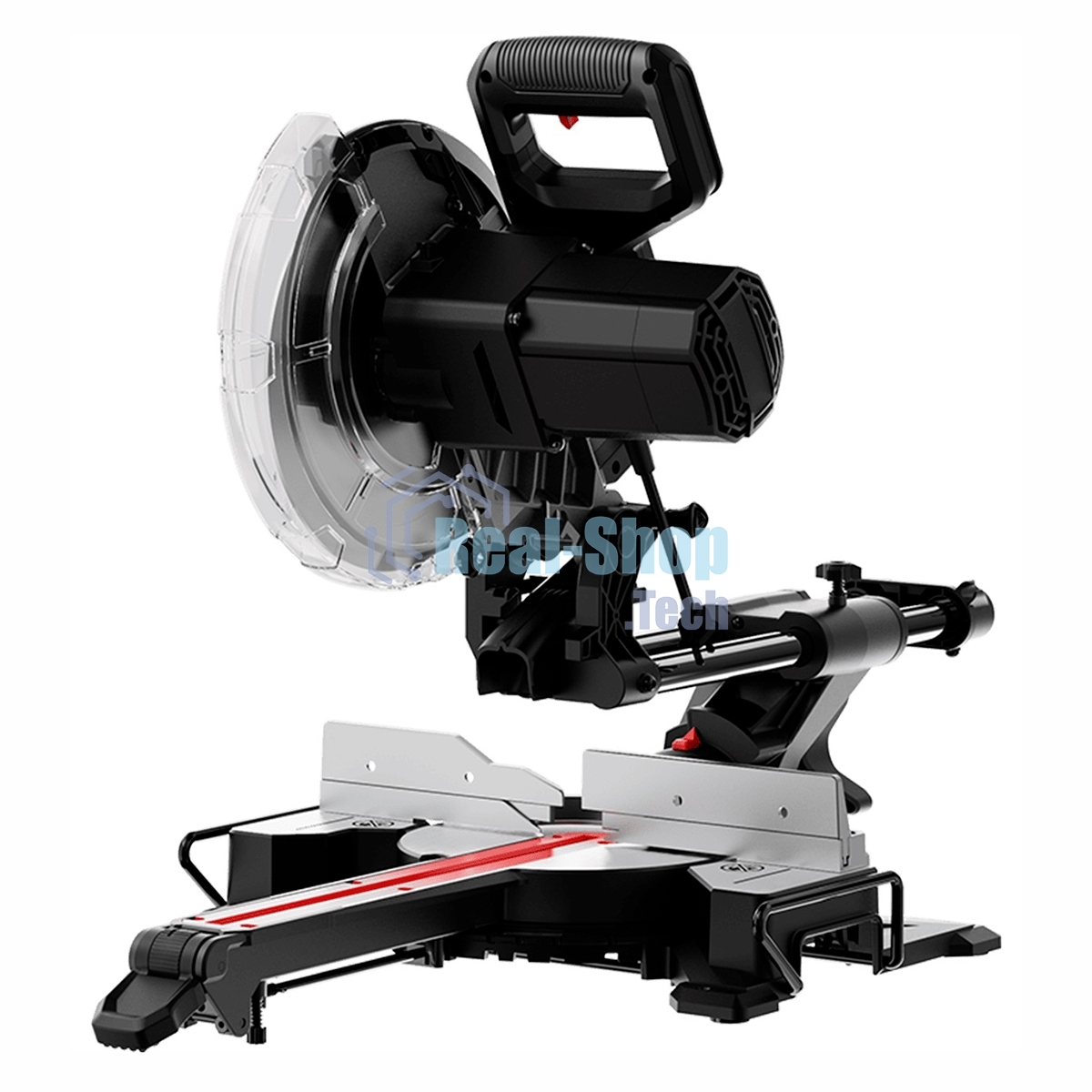  Торцовочная пила Deli DE570 (2000Вт, 5000об/мин, диаметр диска 255мм)