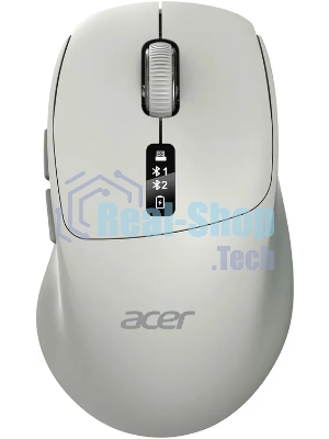 Мышь Acer OMR503 светло-серый оптическая 3200dpi silent беспров. BT/Radio USB 4but (ZL.MCE11.01C)