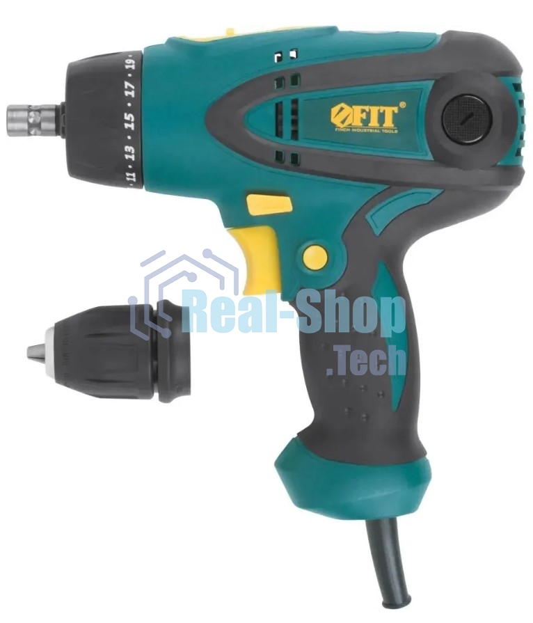 Дрель-шуруповерт сетевая FIT ES-286, Сетевая, 280 Вт