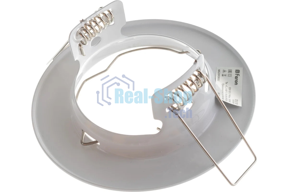 Светильник Feron ИВО-50w 12в G5.3 белый