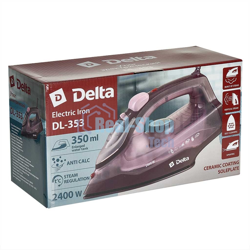 Утюг Delta DL-353 коричневый
