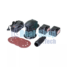 Эксцентриковая шлифовальная машина аккумуляторная KLPRO KLEZ18-50 (18В, Li-ion-2шт, 5.0А·ч, ЗУ 4,5А)