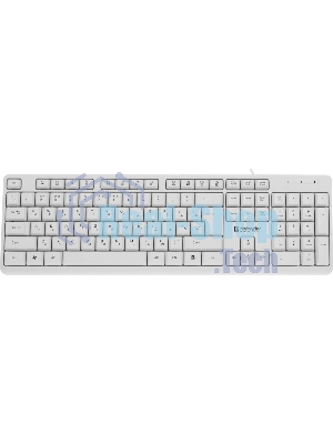 Комплект клавиатура+мышь Defender Motion C-977 проводной, USB, 1600 DPI, белый