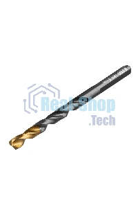 Сверло по металлу Denzel 5 мм, HSS-Tin, Golden Tip, 10 шт.