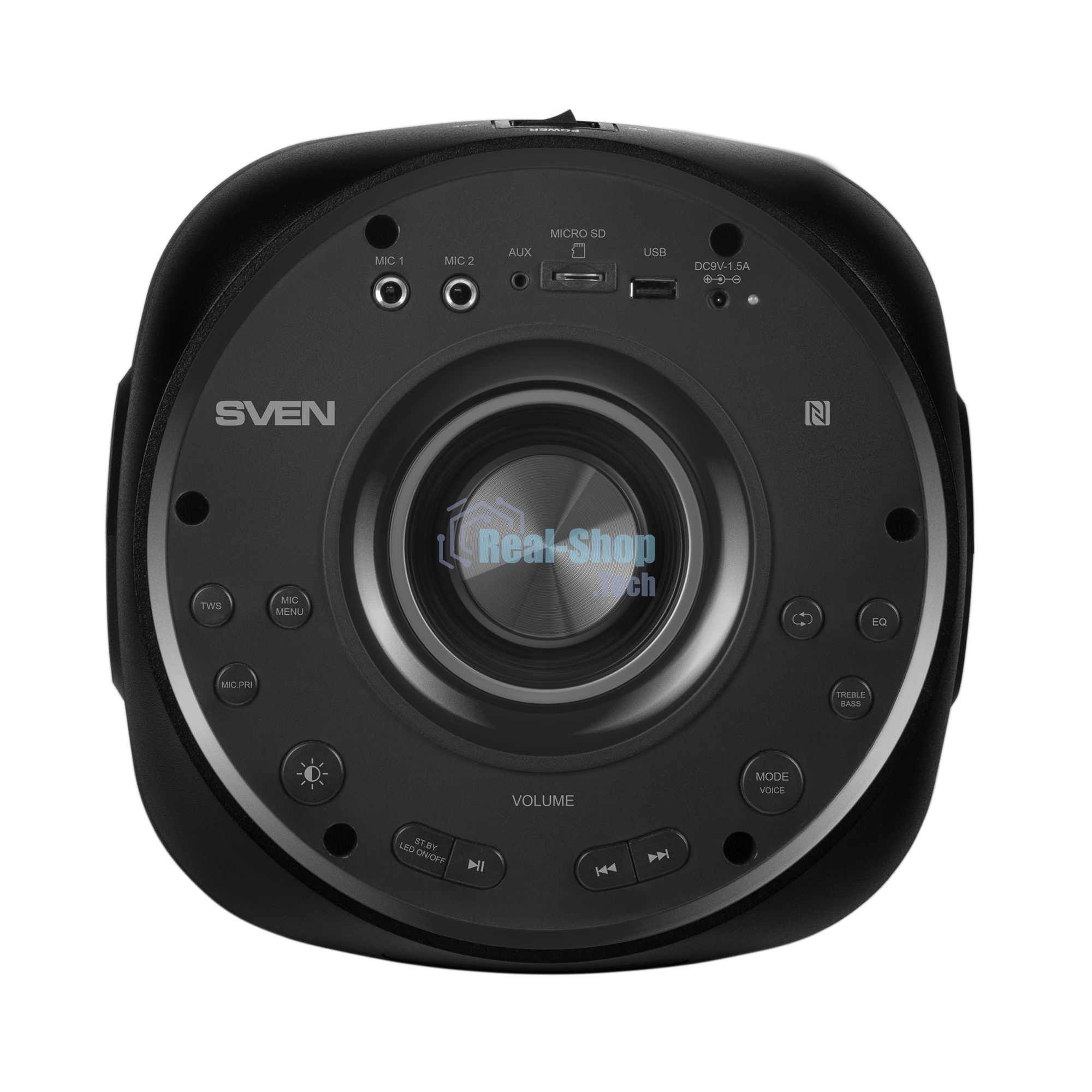 Мобильные колонки Sven PS-770 2.0 черный 2x50W Bluetooth